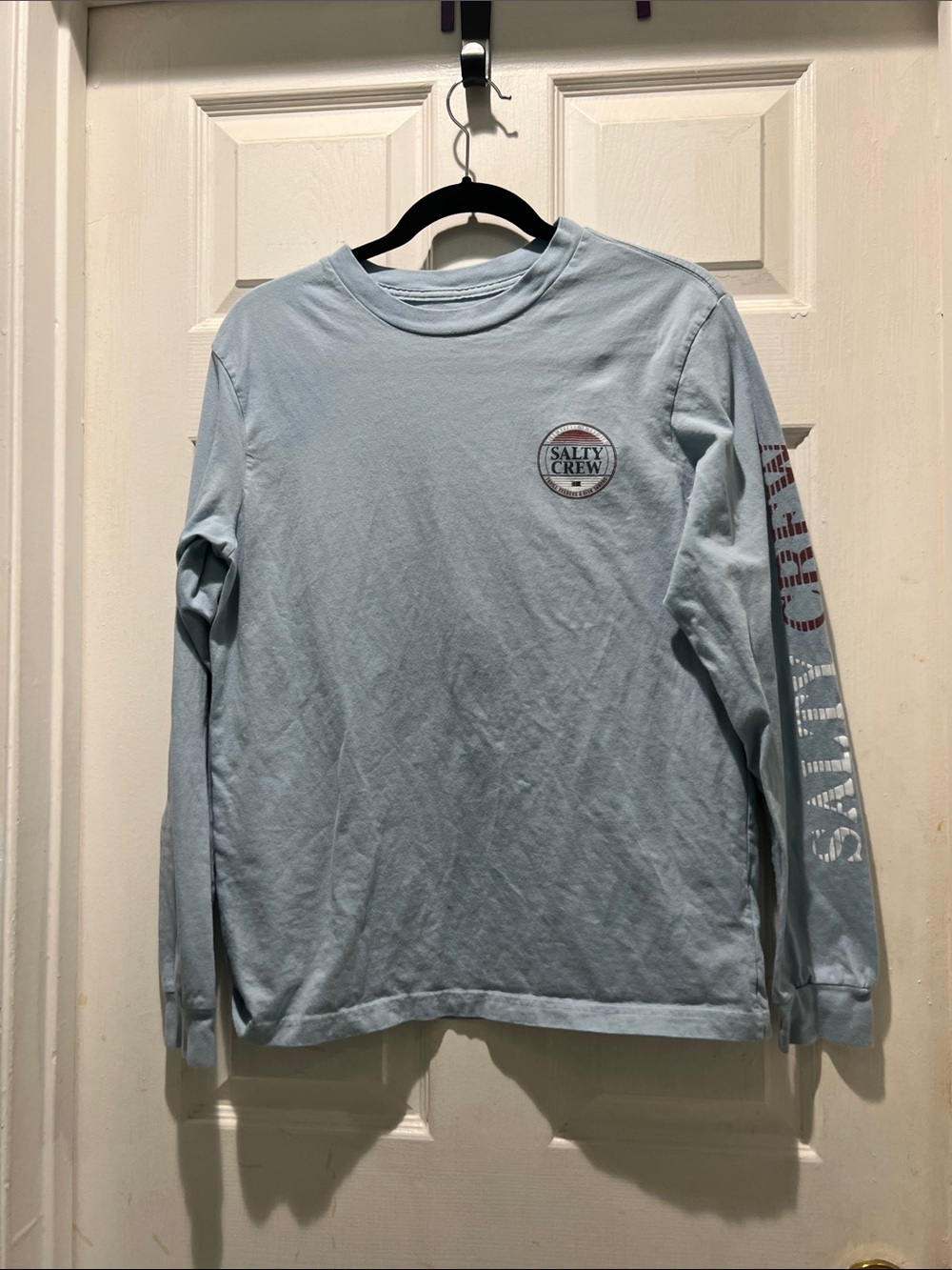 Salty Crew Light Blue Long Sleeve Graphic Tee